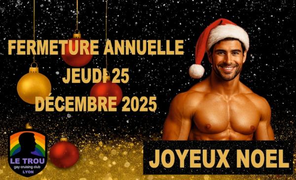 MERRY CHRISTMAS CLOSED | LE TROU